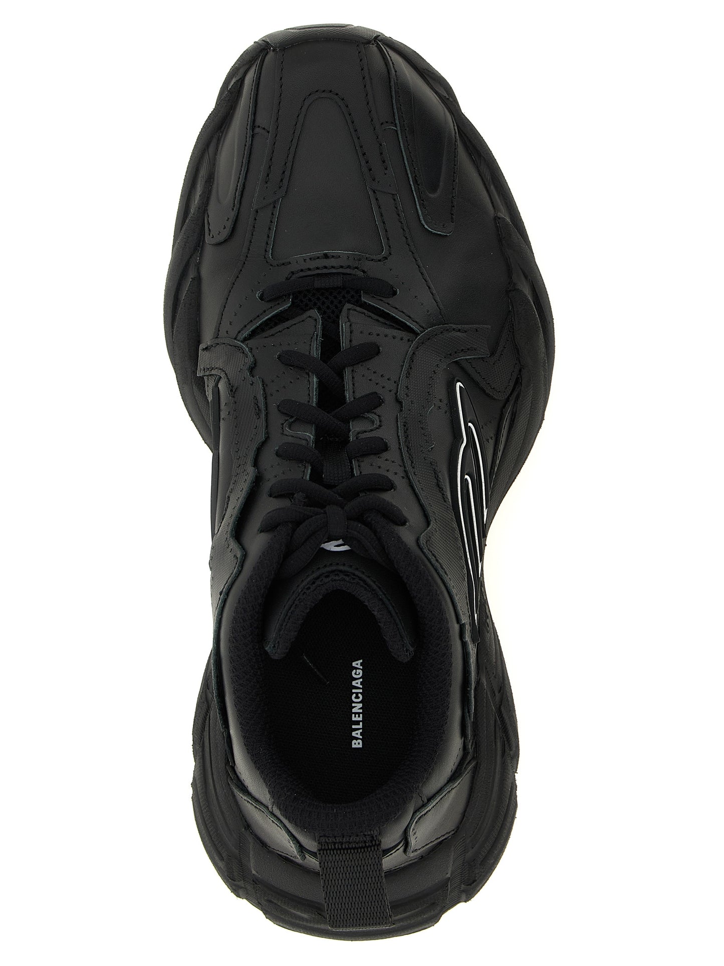 Balenciaga Black Calfskin Monday Sneakers
