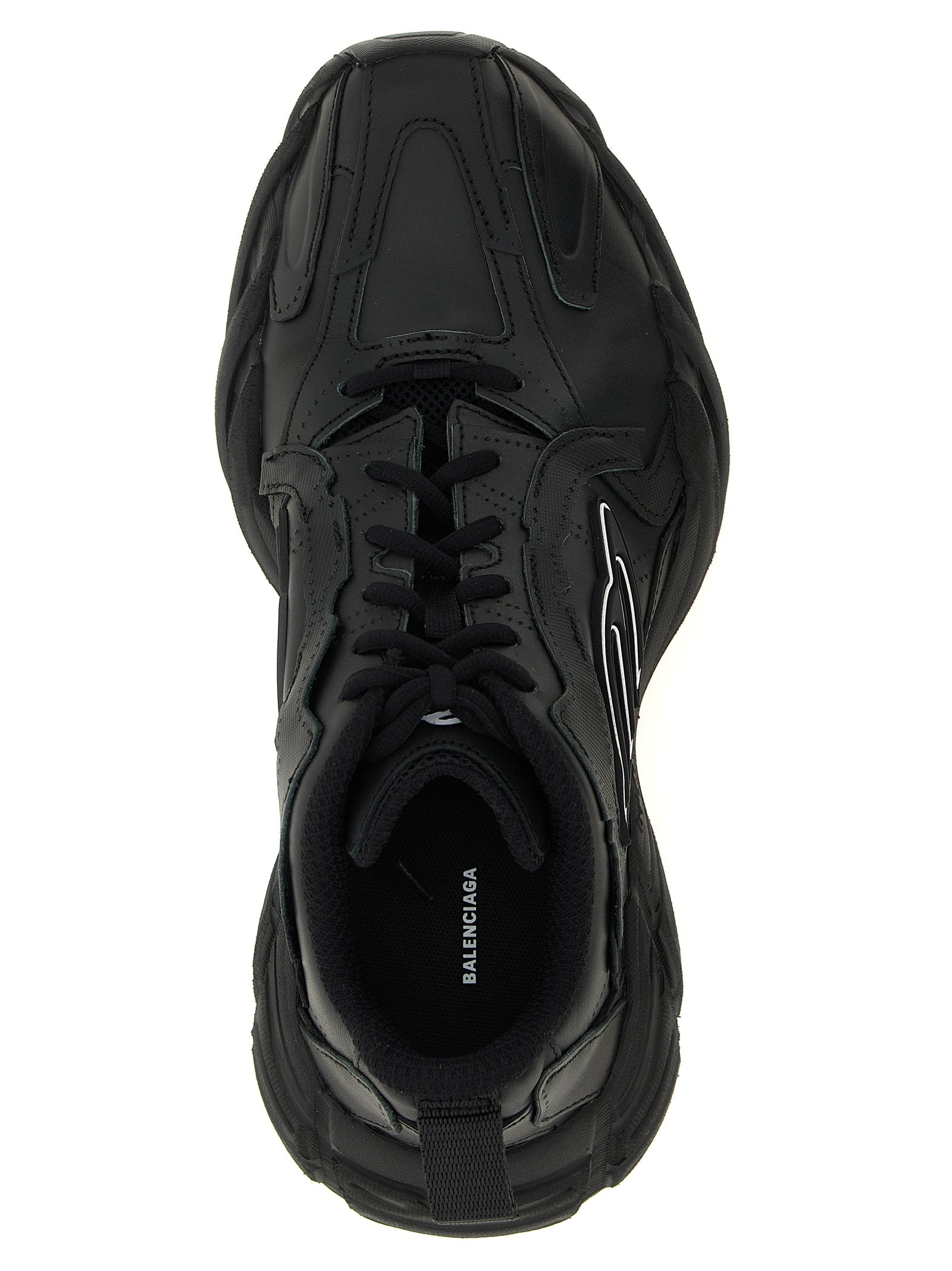 Balenciaga Black Calfskin Monday Sneakers