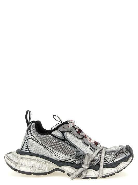 Balenciaga Gray 3XL Worn-Effect Athletic Sneakers