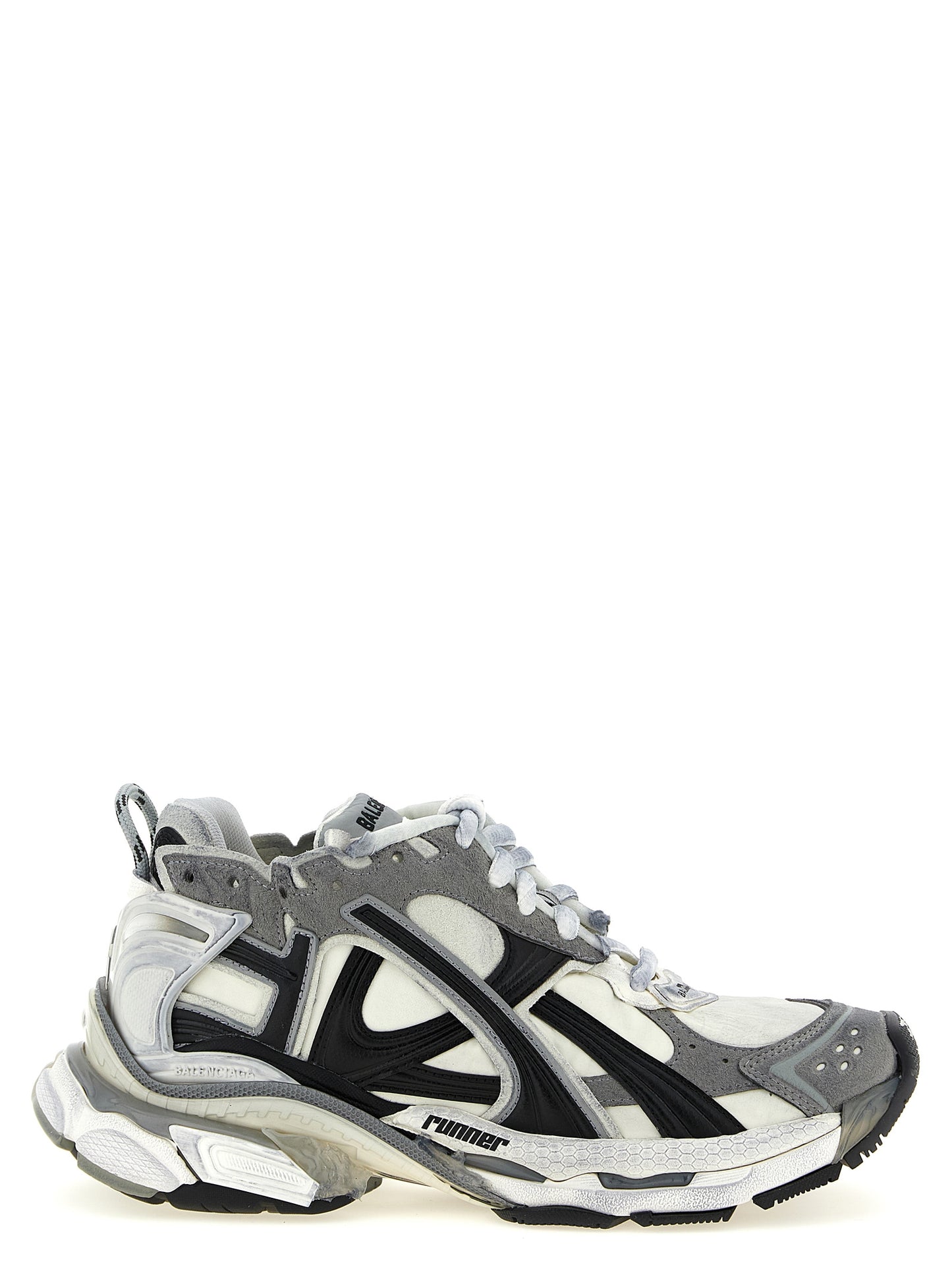 Balenciaga Gray Polyethylene Runner Sneakers