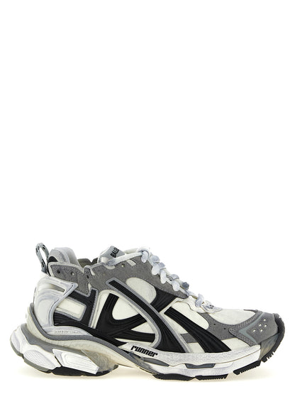 Balenciaga Gray Polyethylene Runner Sneakers