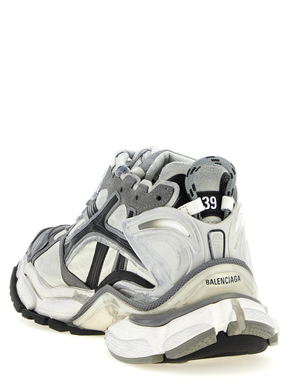 Balenciaga Gray Polyethylene Runner Sneakers
