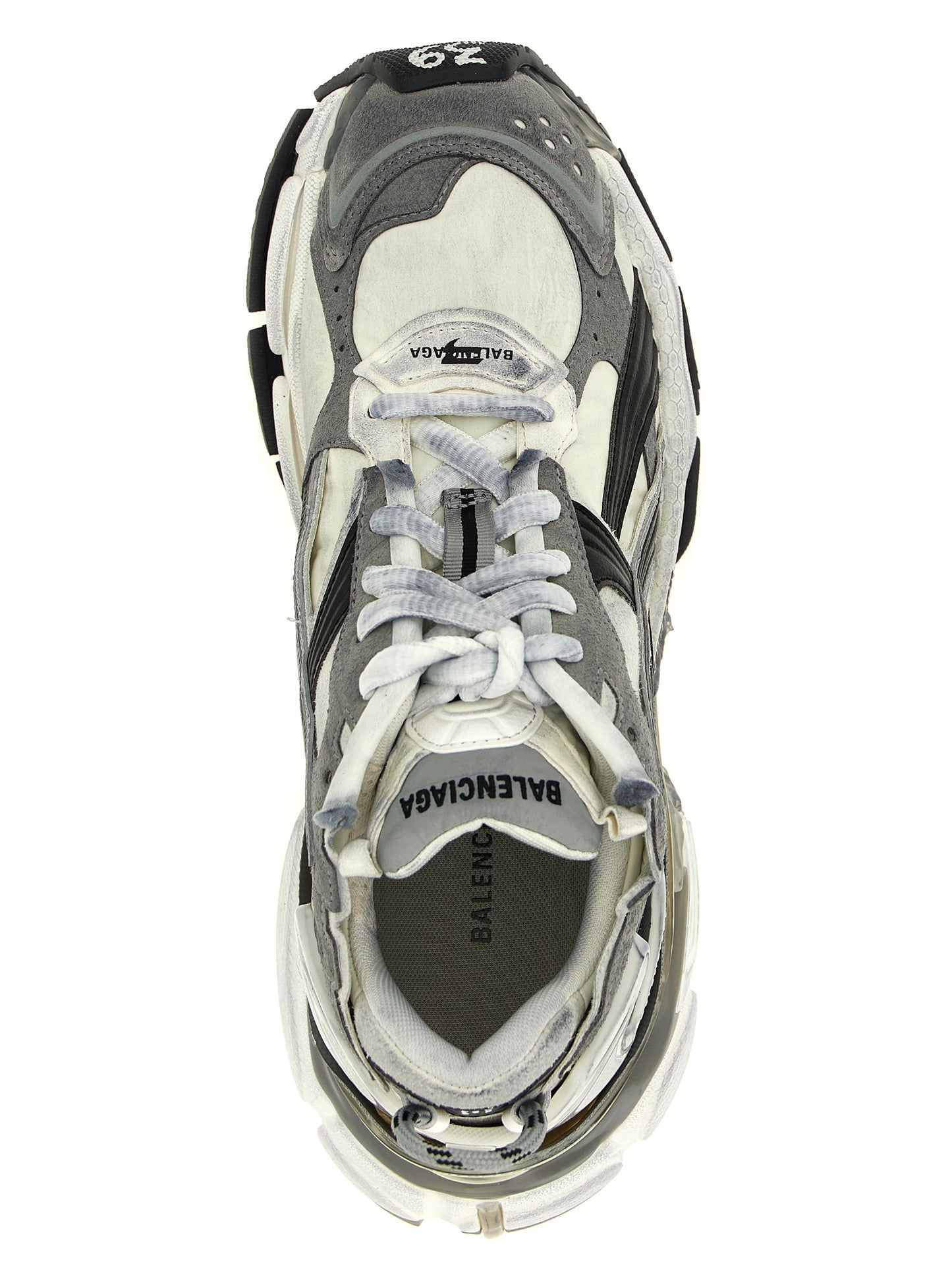 Balenciaga Gray Polyethylene Runner Sneakers