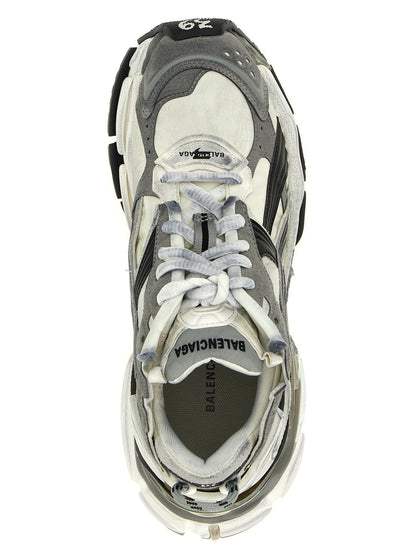 Balenciaga Gray Polyethylene Runner Sneakers