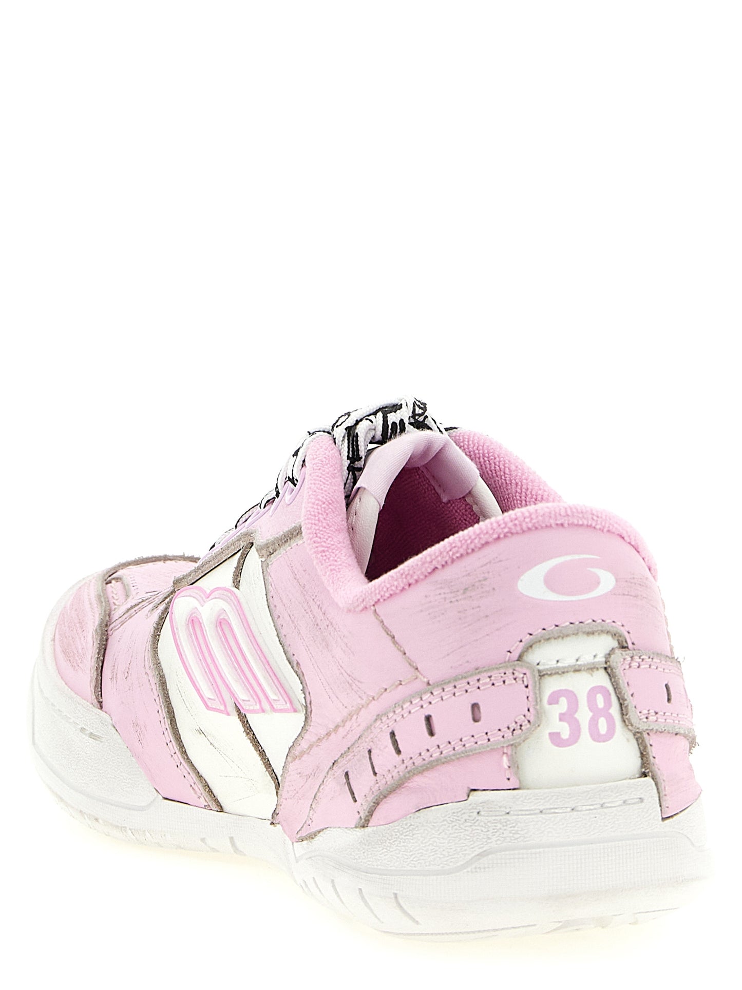Balenciaga Hamptons Multicolor Calfskin Athletic Sneakers
