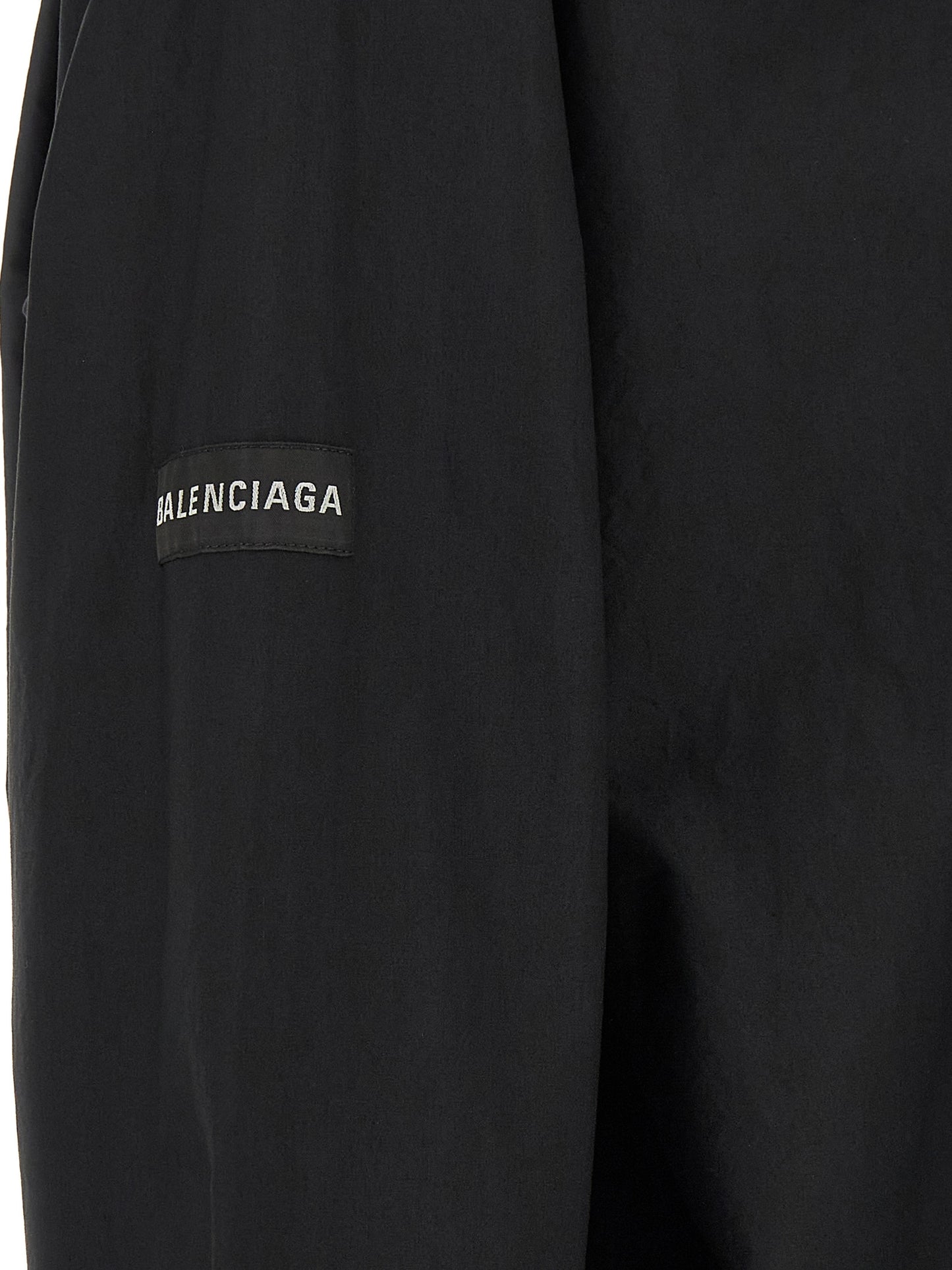Balenciaga Black Cotton Poplin Shirt