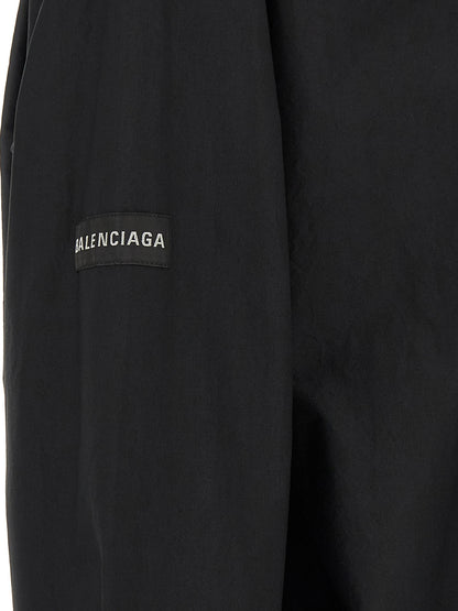 Balenciaga Black Cotton Poplin Shirt