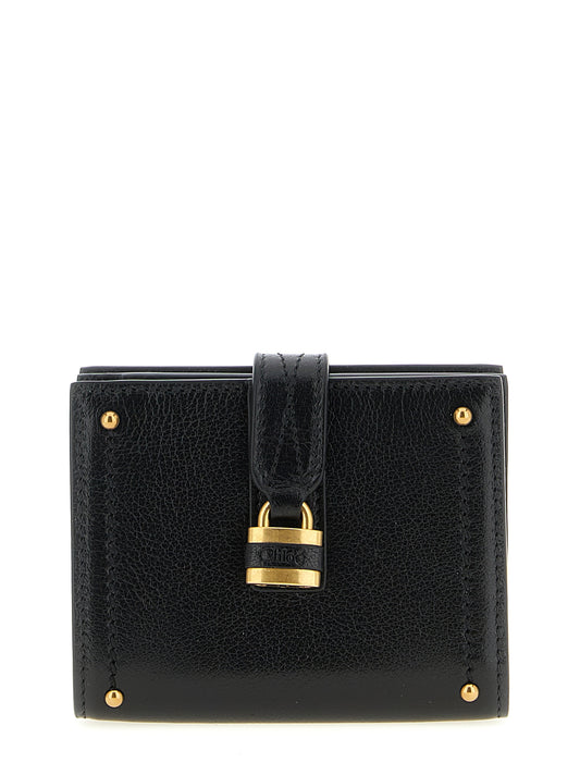 Chloé Black Buffalo Leather Cardholder - Paddington