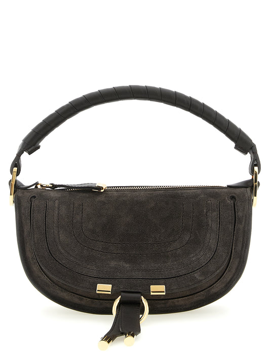 Chloé Marcie Brown Calfskin Shoulder Bag