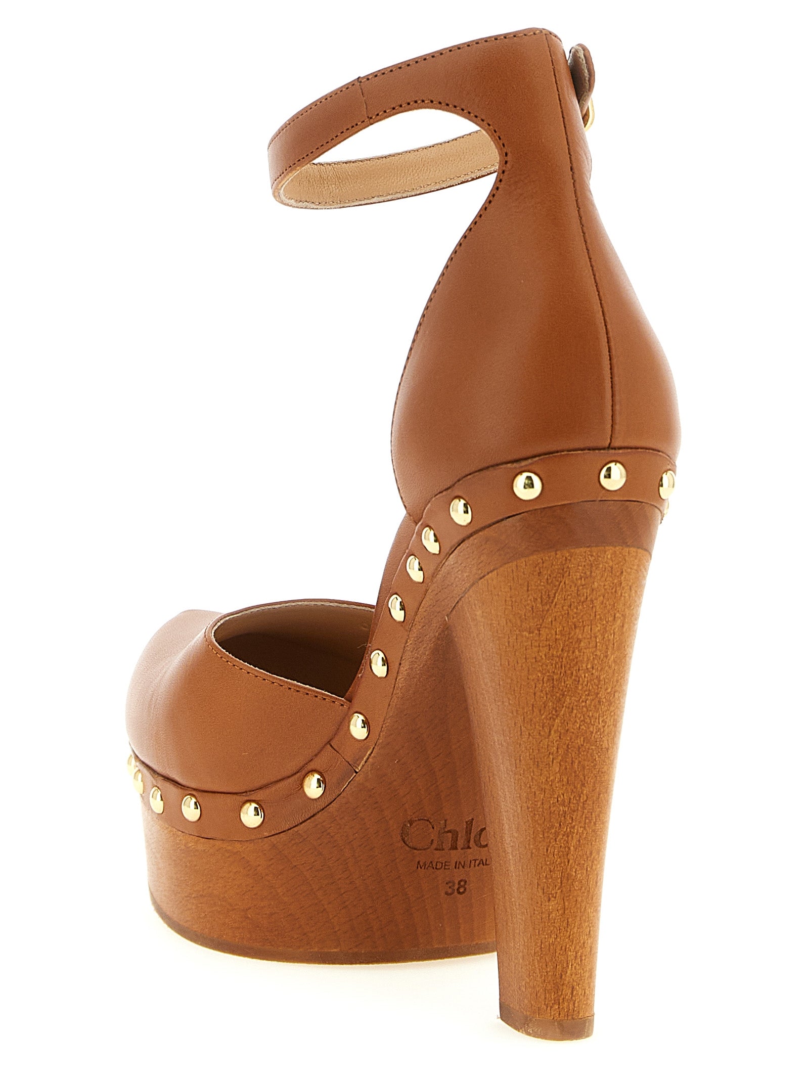 Chloé Brown Lamb Leather High Heel Pumps - Lola