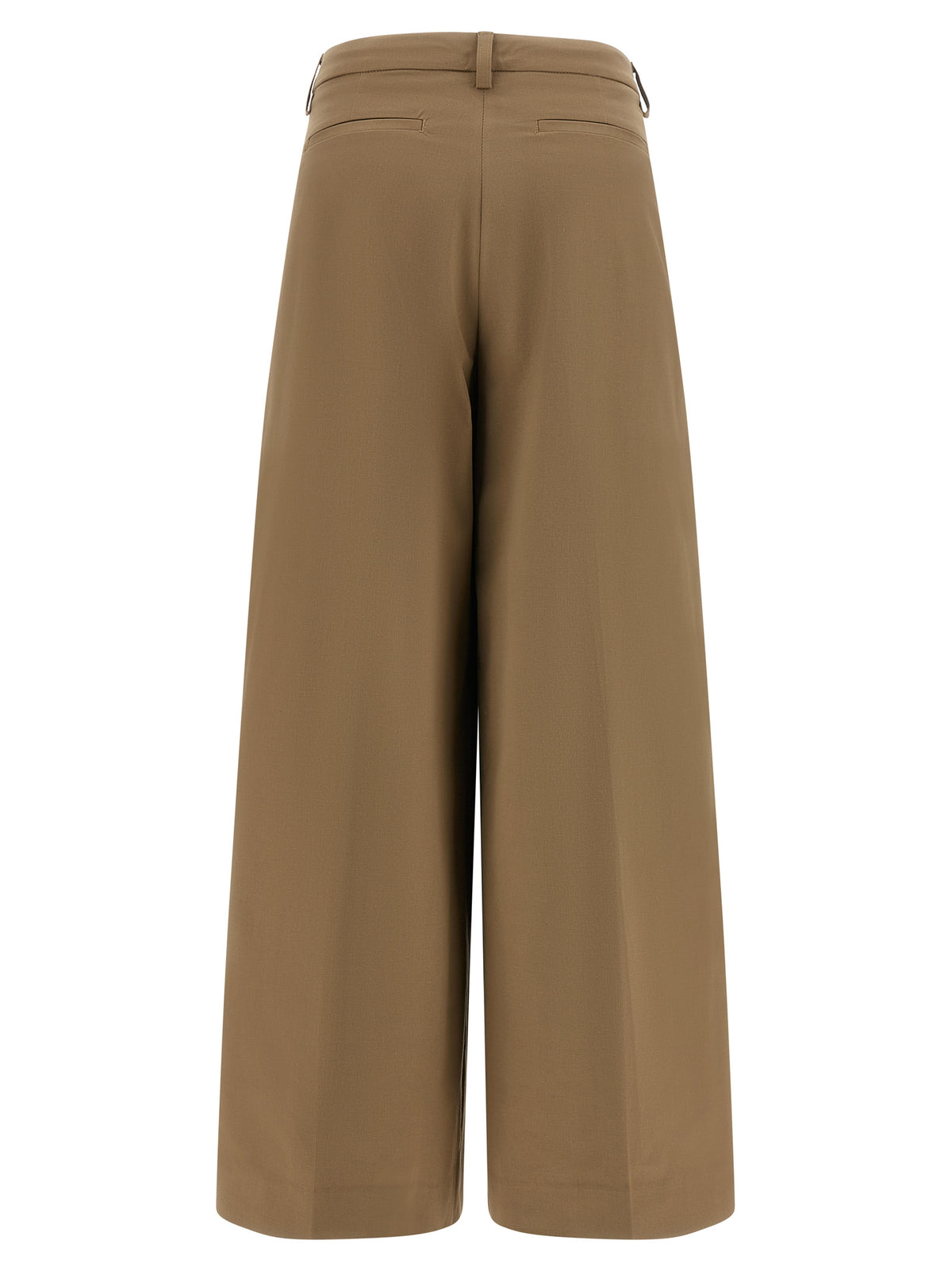 THELATEST Brown Cotton Casual Pants