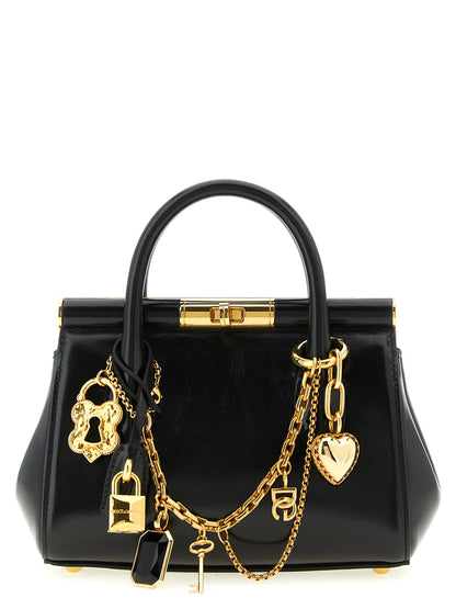 Dolce & Gabbana Black Calfskin Handbag - Marlene Mini
