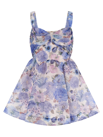 Vivienne Westwood Rebellion Mini Dress - Blue Linen