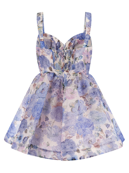 Vivienne Westwood Rebellion Mini Dress - Blue Linen