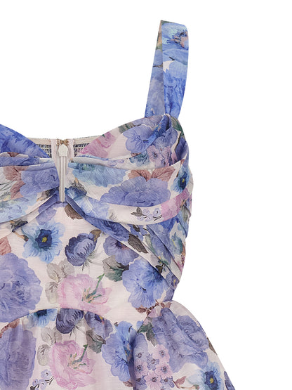 Vivienne Westwood Rebellion Mini Dress - Blue Linen