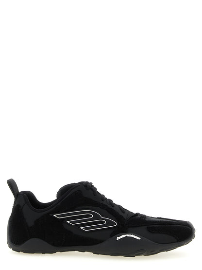 Balenciaga Monday Ultra Black Polyester Athletic Sneakers