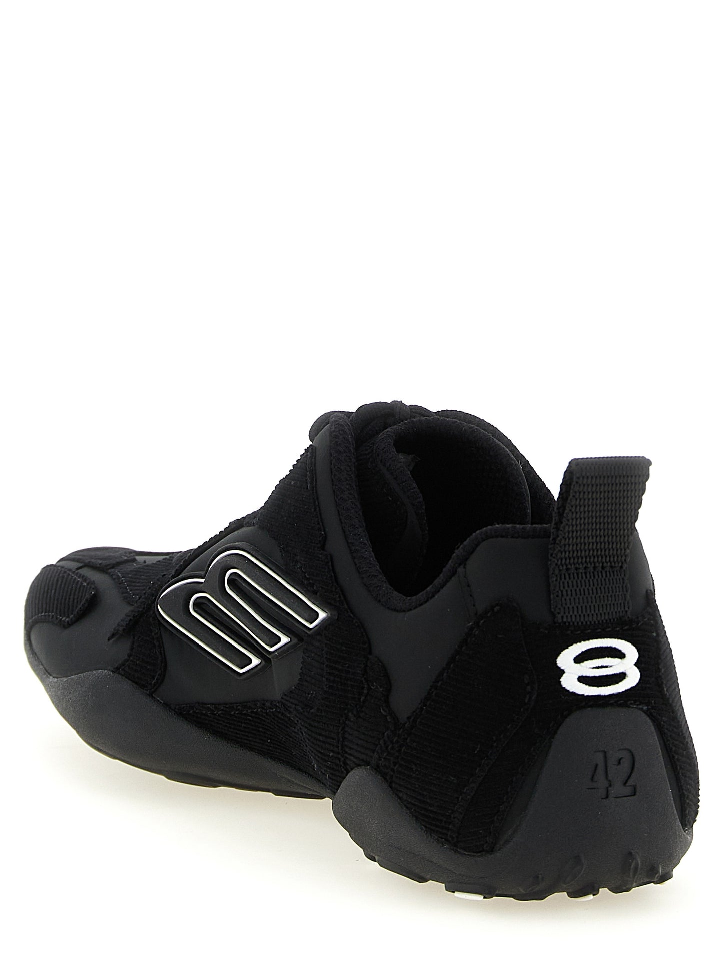 Balenciaga Monday Ultra Black Polyester Athletic Sneakers