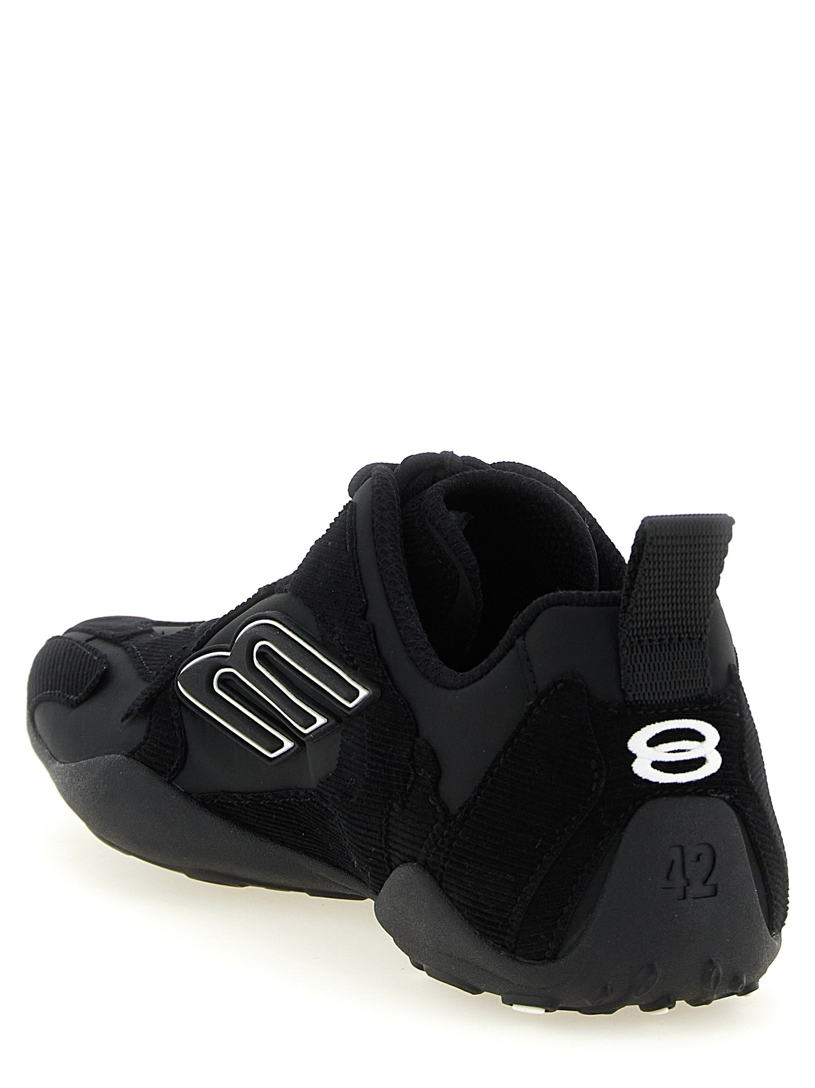 Balenciaga Monday Ultra Black Polyester Athletic Sneakers