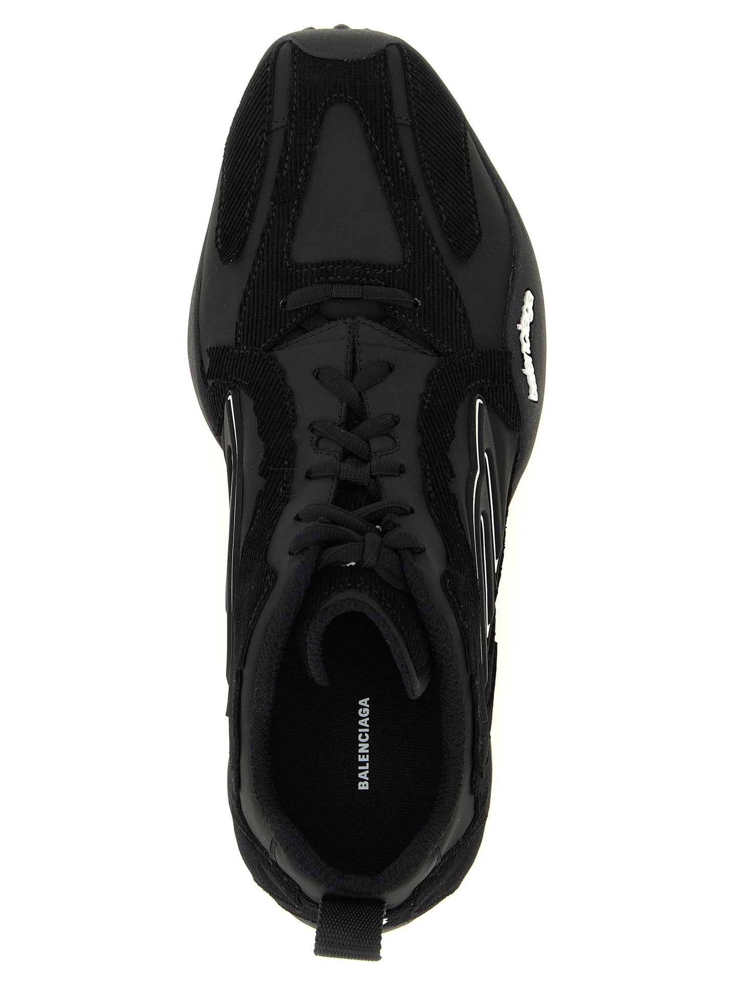 Balenciaga Monday Ultra Black Polyester Athletic Sneakers