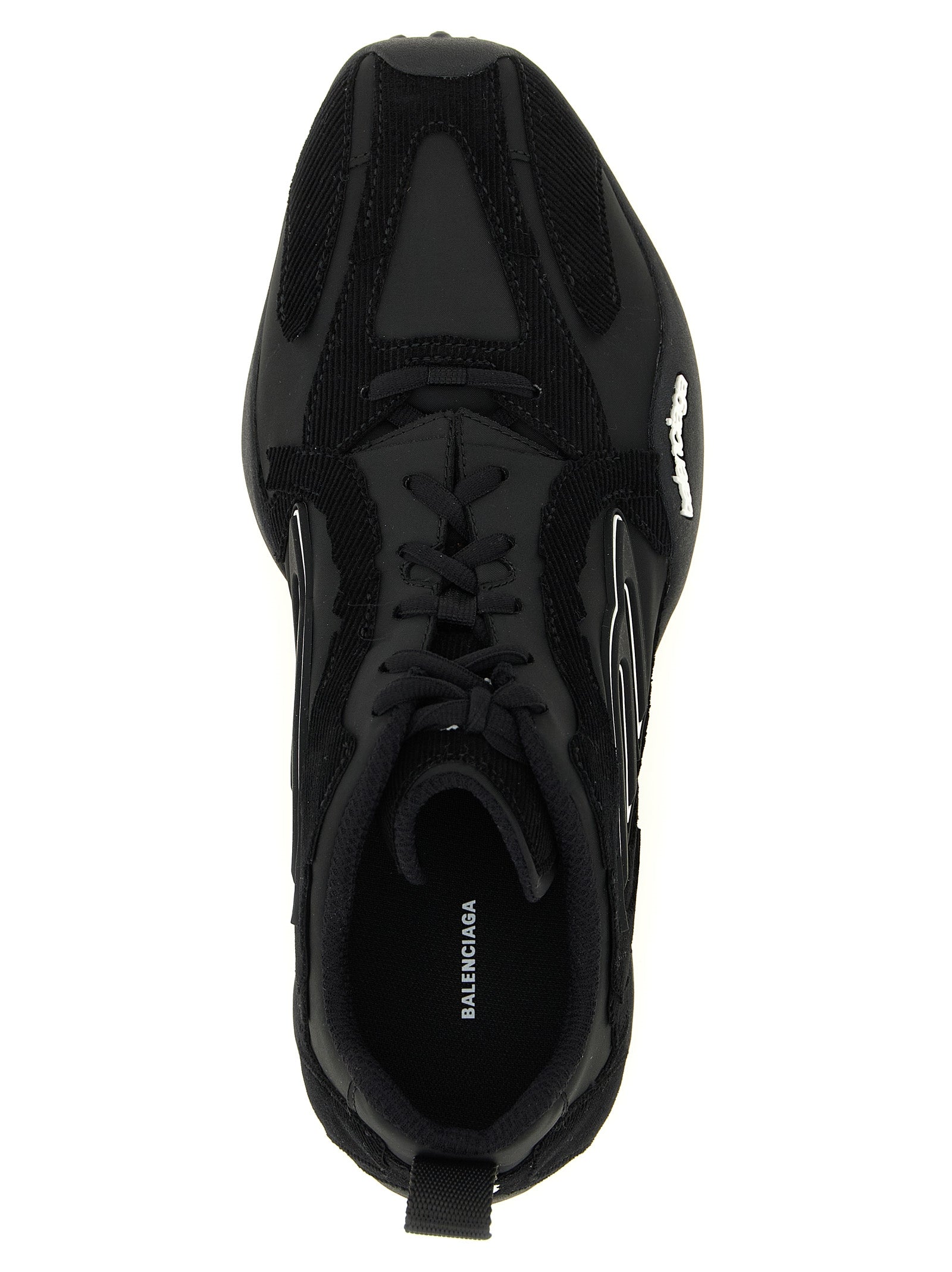 Balenciaga Monday Ultra Black Polyester Athletic Sneakers