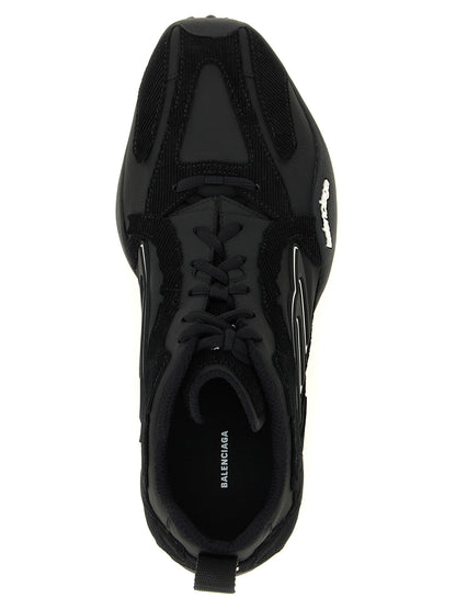Balenciaga Monday Ultra Black Polyester Athletic Sneakers