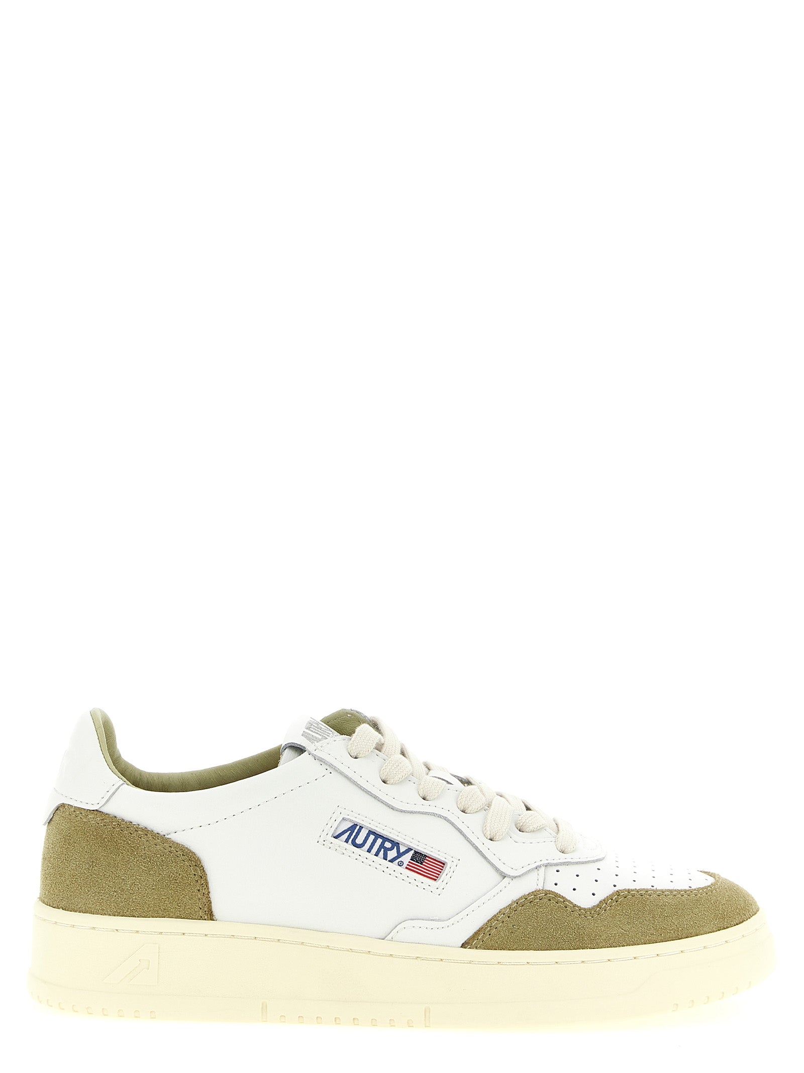 Autry Bicolor Cowhide Low Top Sneakers - Green