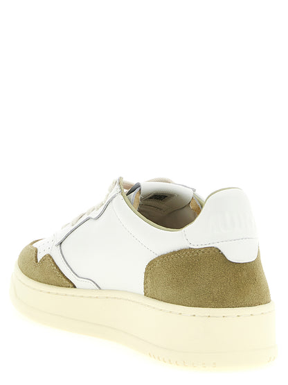 Autry Bicolor Cowhide Low Top Sneakers - Green