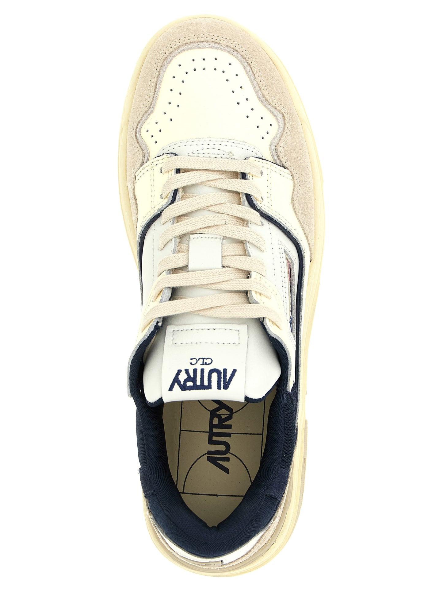 Autry Blue Cowhide Low Top Sneakers - EU46/US13