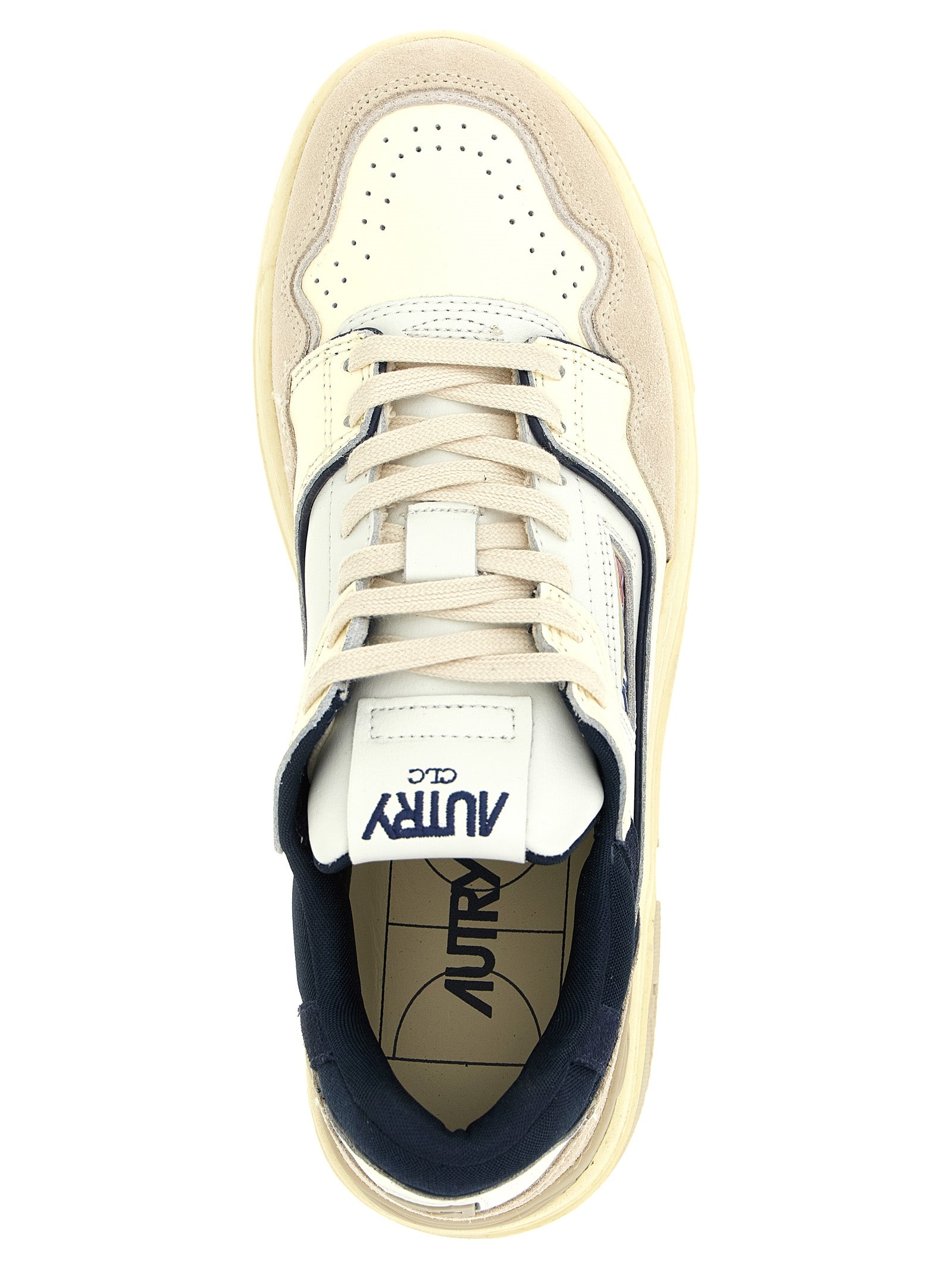 Autry Blue Cowhide Low Top Sneakers - EU46/US13