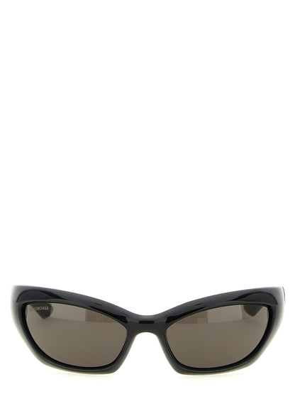 Balenciaga Racer Black Polyamide Sunglasses