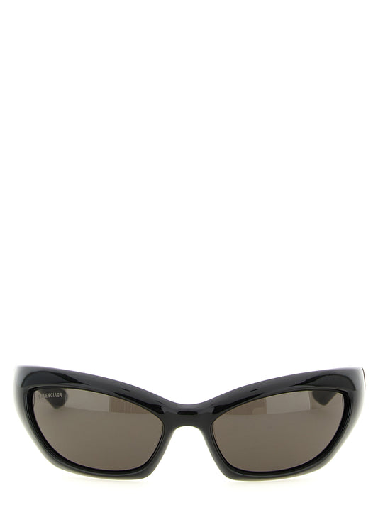 Balenciaga Racer Black Polyamide Sunglasses