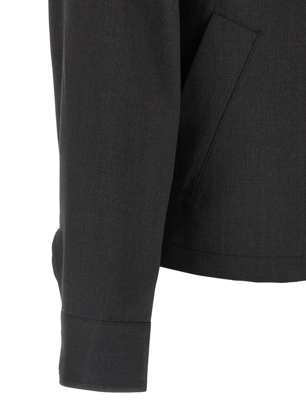 MFPEN Gray Wool Full-Length Jacket