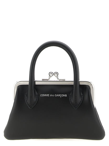 Comme Des Garçons Black Cowhide Claps Handle Cardholder