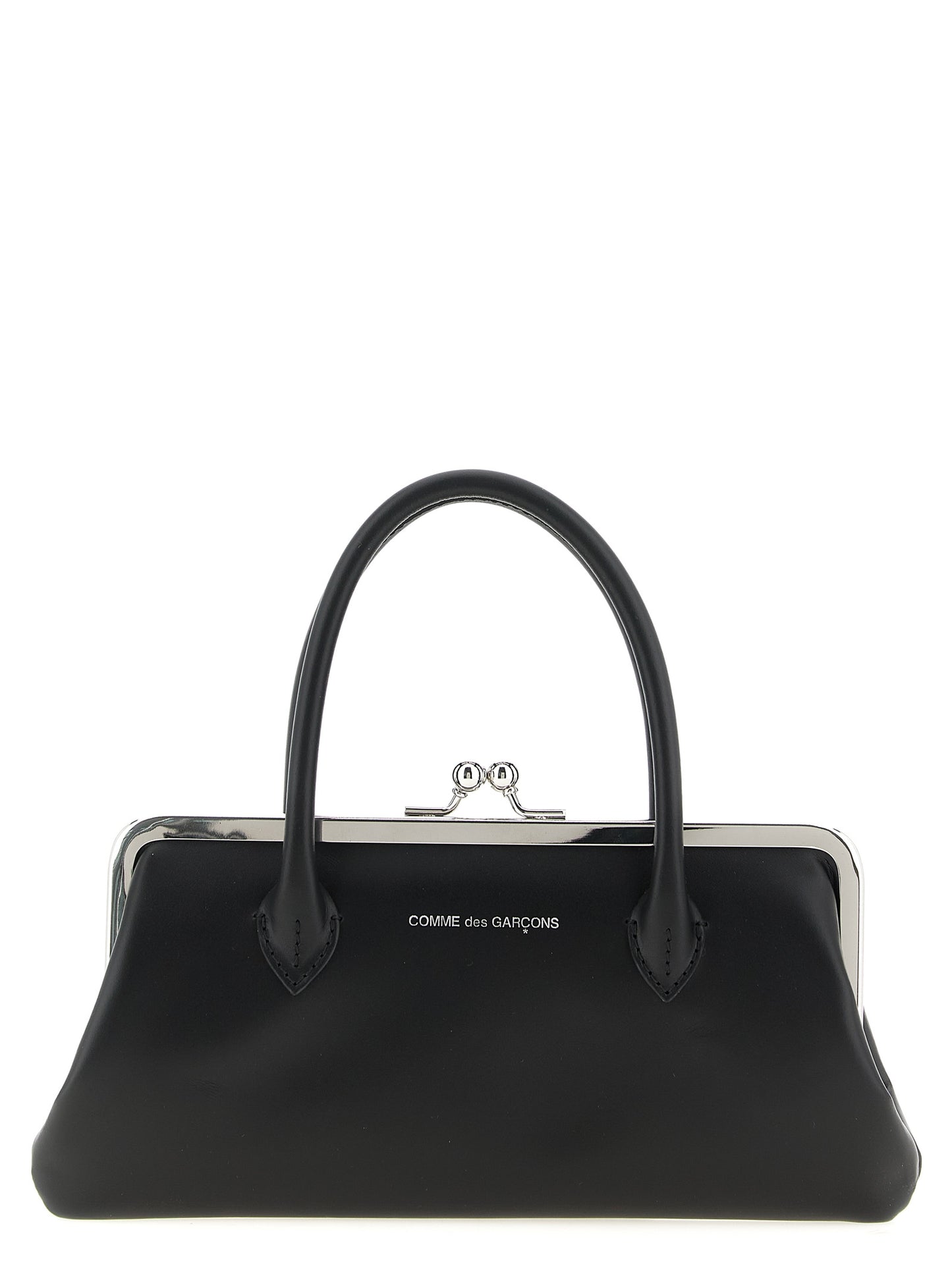 Comme des Garçons Black Cowhide Cardholder with Handle