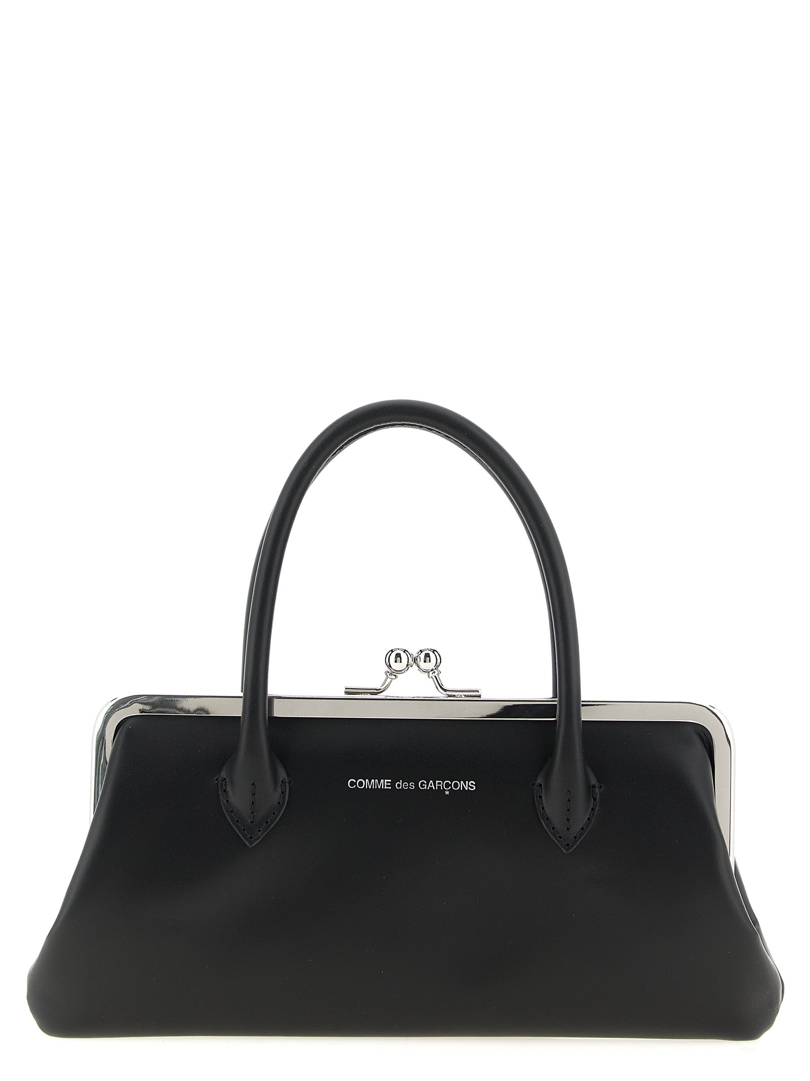 Comme des Garçons Black Cowhide Cardholder with Handle