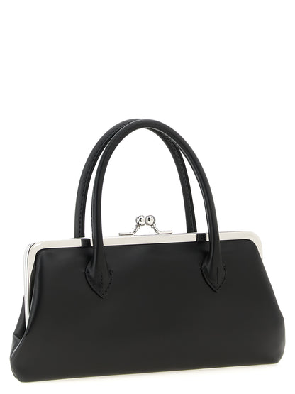 Comme des Garçons Black Cowhide Cardholder with Handle