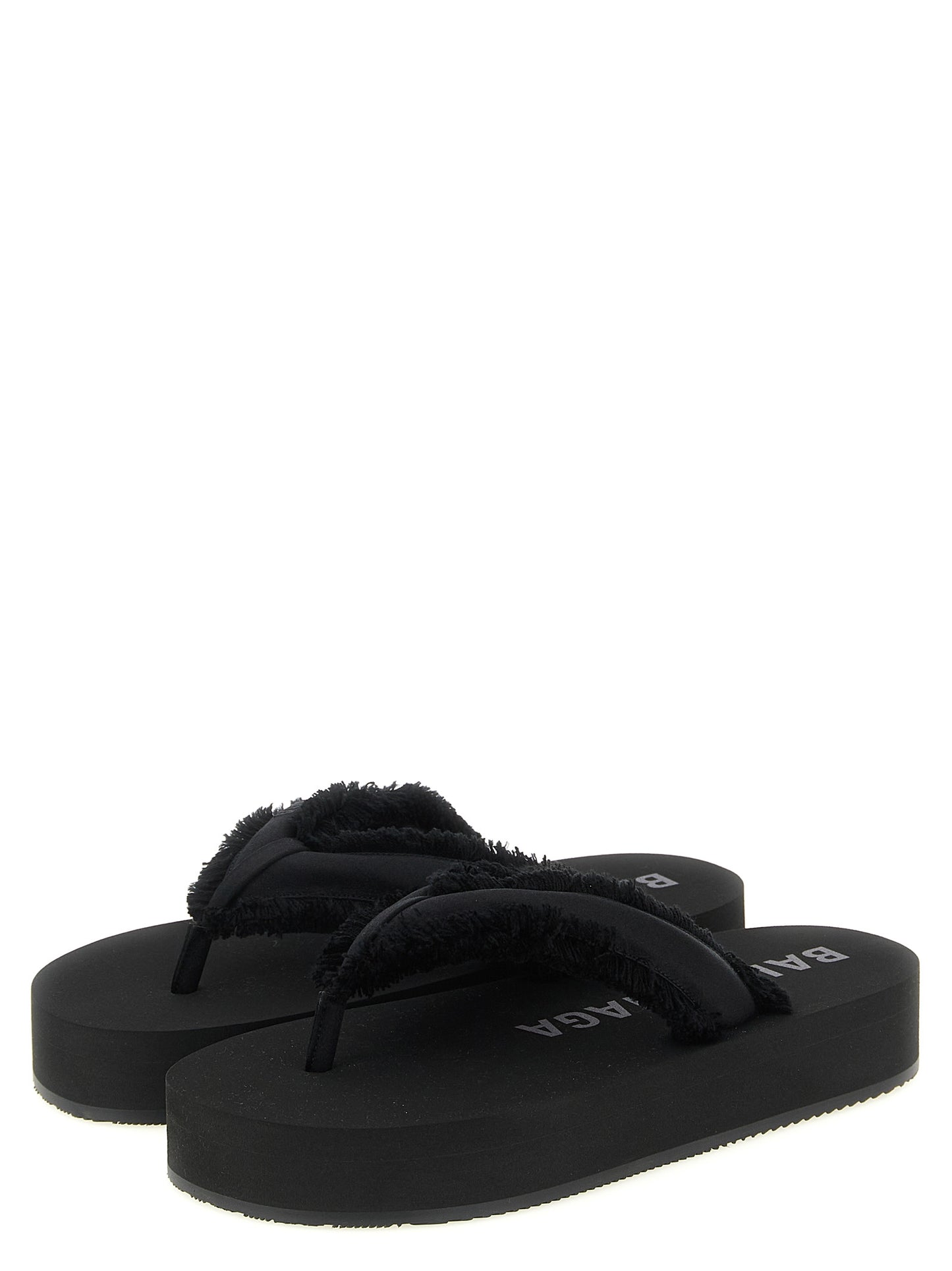 Balenciaga Jet Lag Black Viscose Slides
