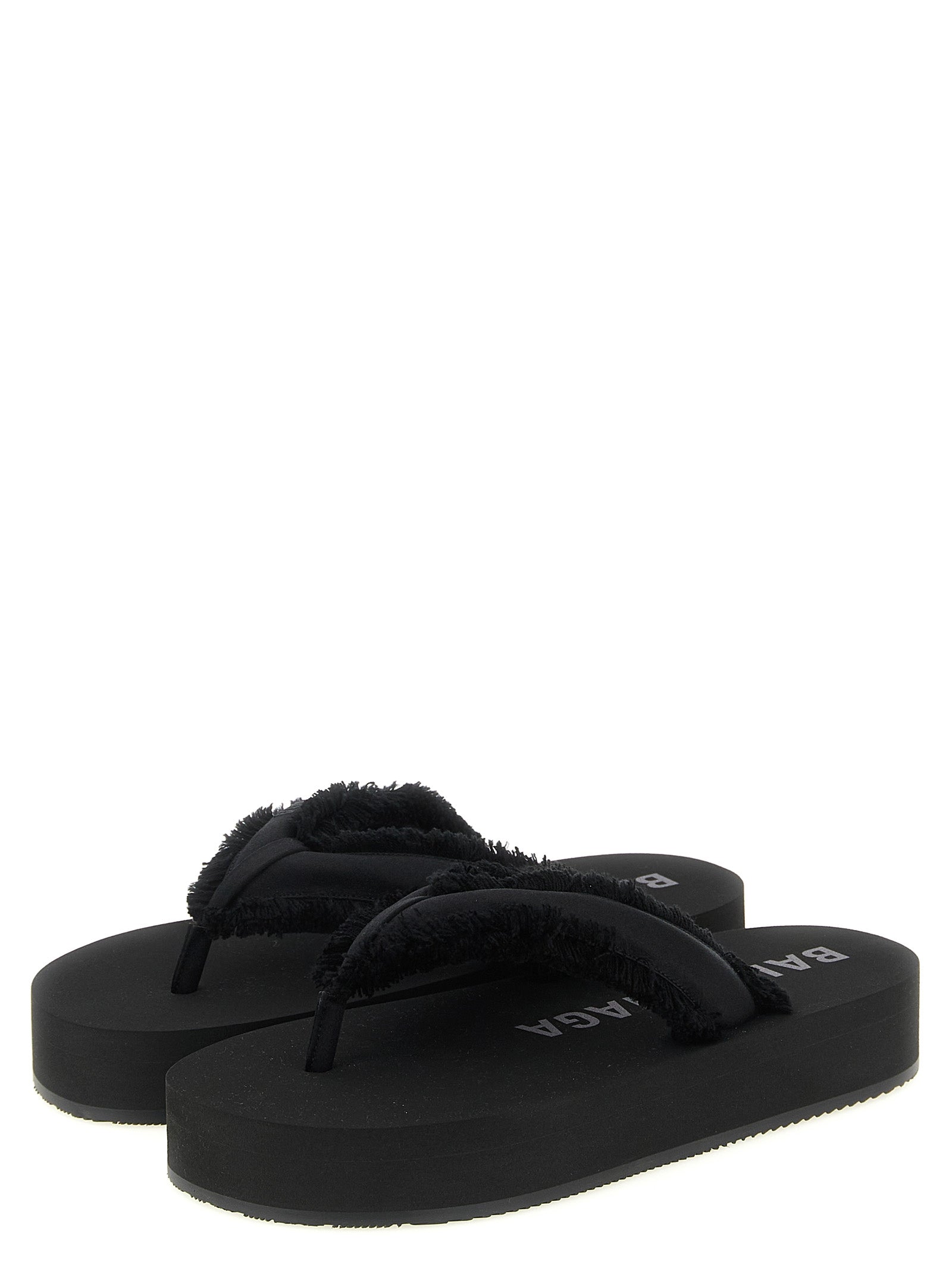Balenciaga Jet Lag Black Viscose Slides