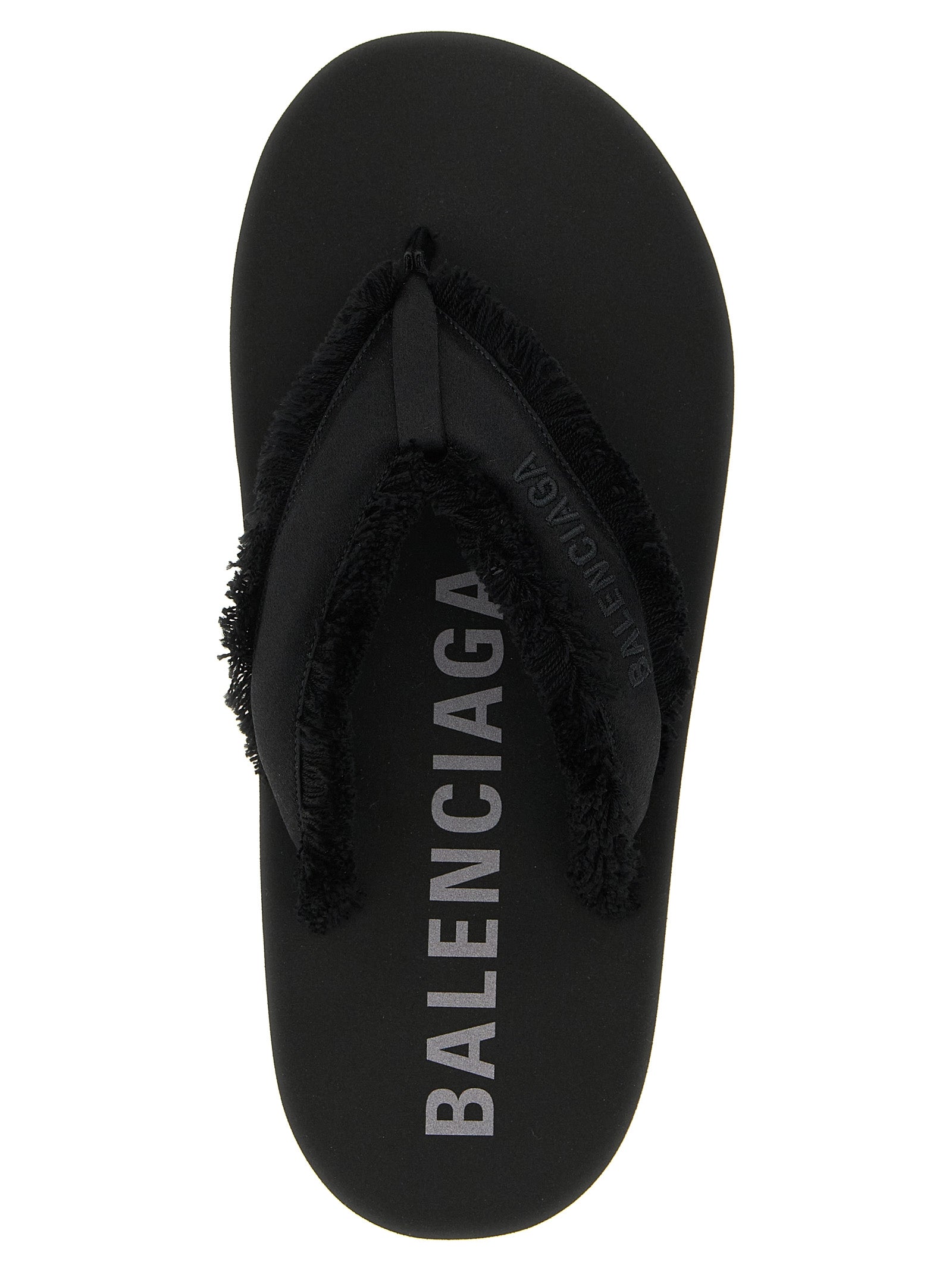 Balenciaga Jet Lag Black Viscose Slides