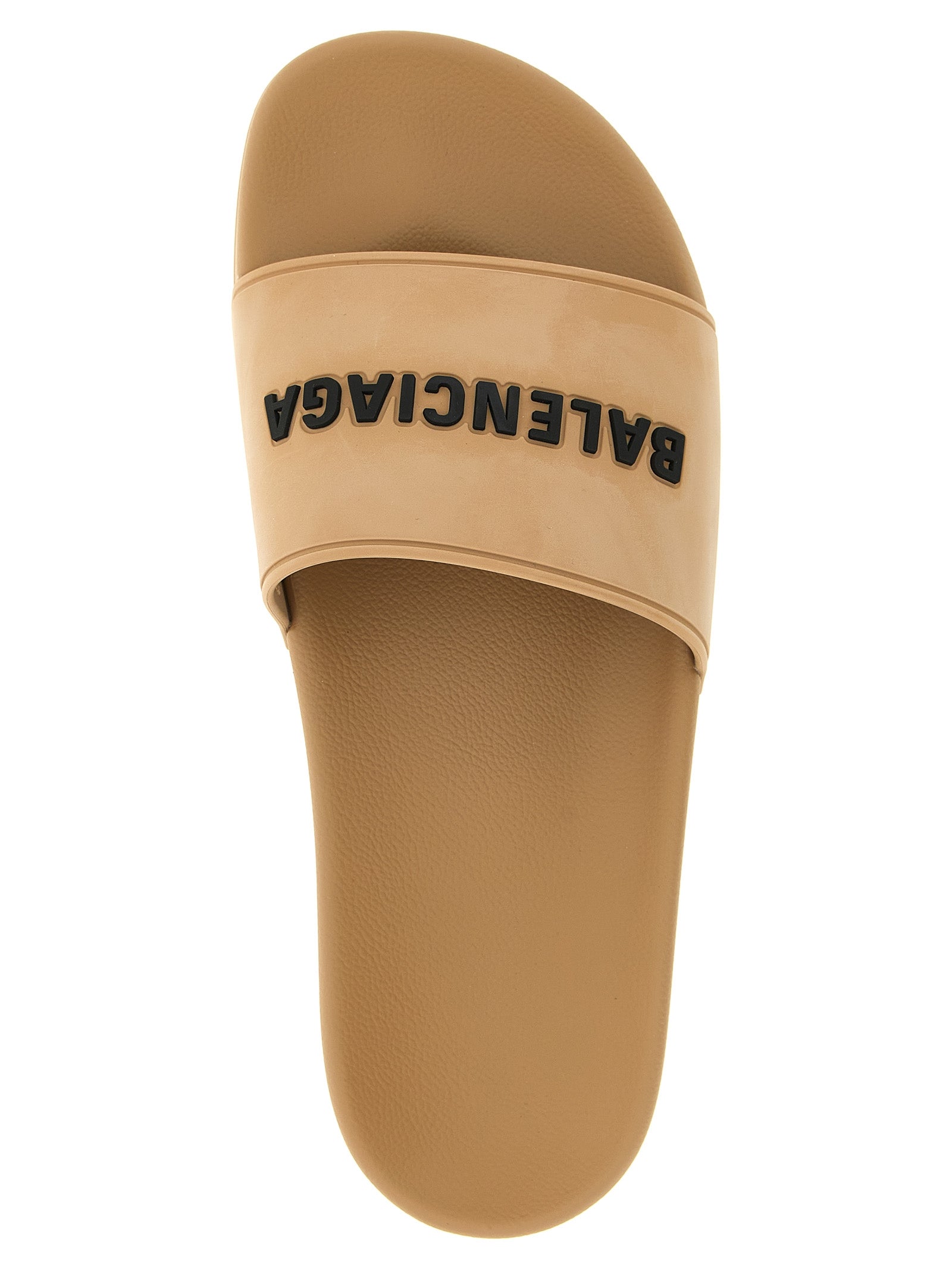 Balenciaga Slide Pool Beige Plastic Slides EU41/US11