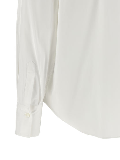 Brunello Cucinelli White Cotton Blouse