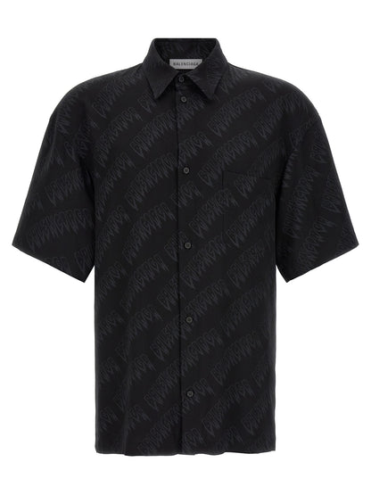 Balenciaga Black Viscose Blouse