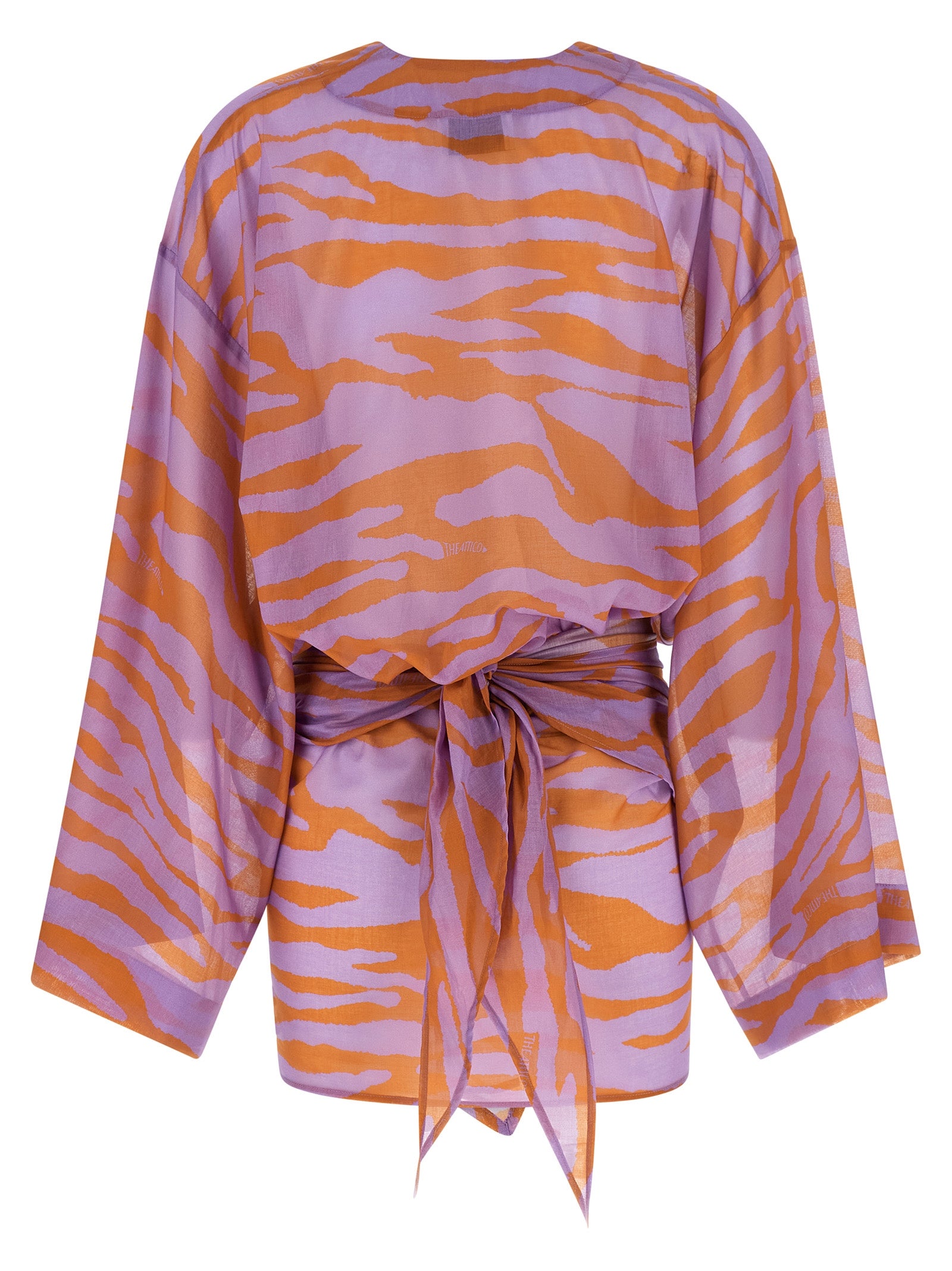 The Attico Il Primo Bagno Mini Dress in Purple, IT36 | S