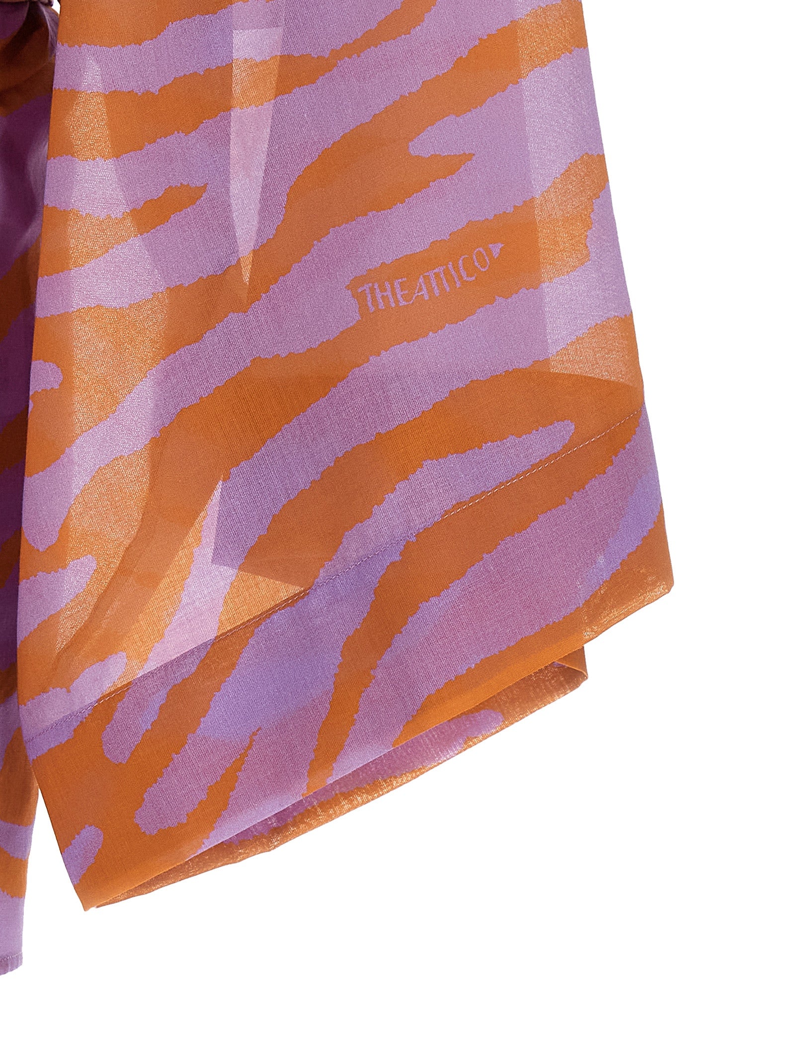 The Attico Il Primo Bagno Mini Dress in Purple, IT36 | S