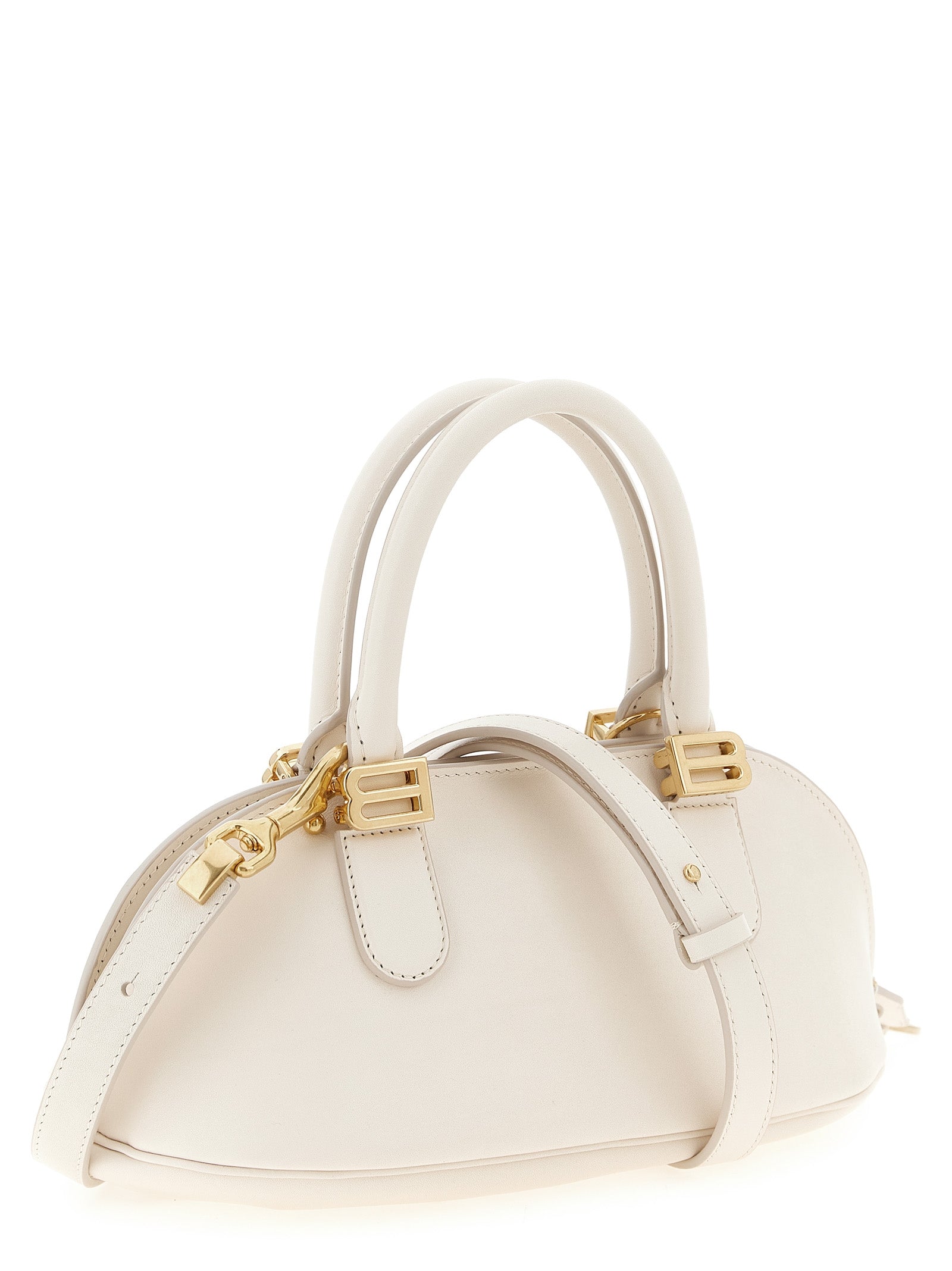 Balenciaga Mini Smooth Calfskin Handbag - White