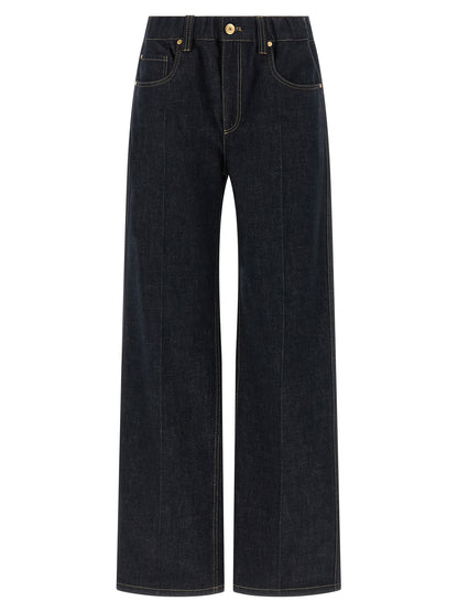 Brunello Cucinelli Blue Cotton Jeans Denim