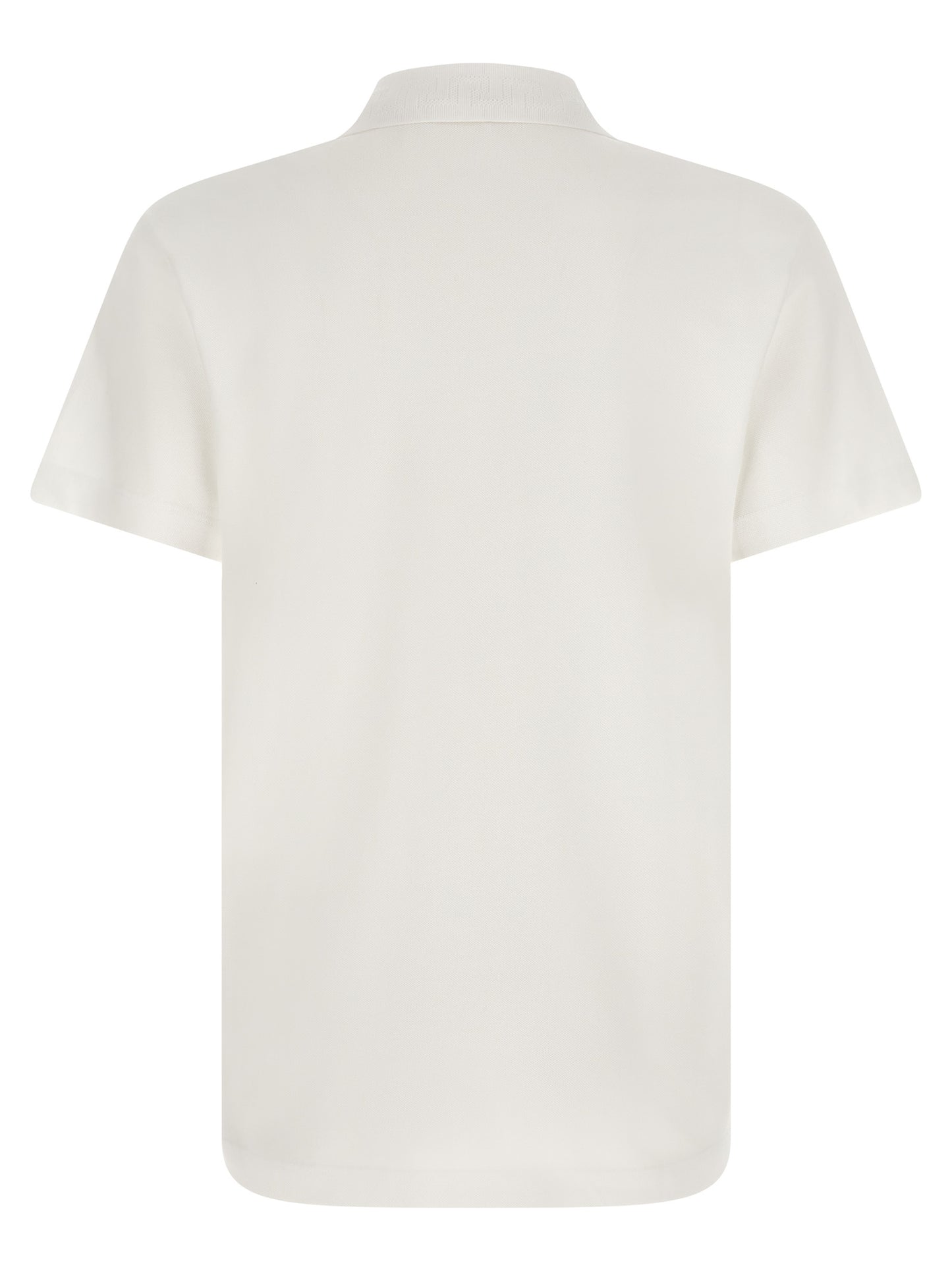 Versace White Cotton Piqué Polo Shirt with Medusa Logo