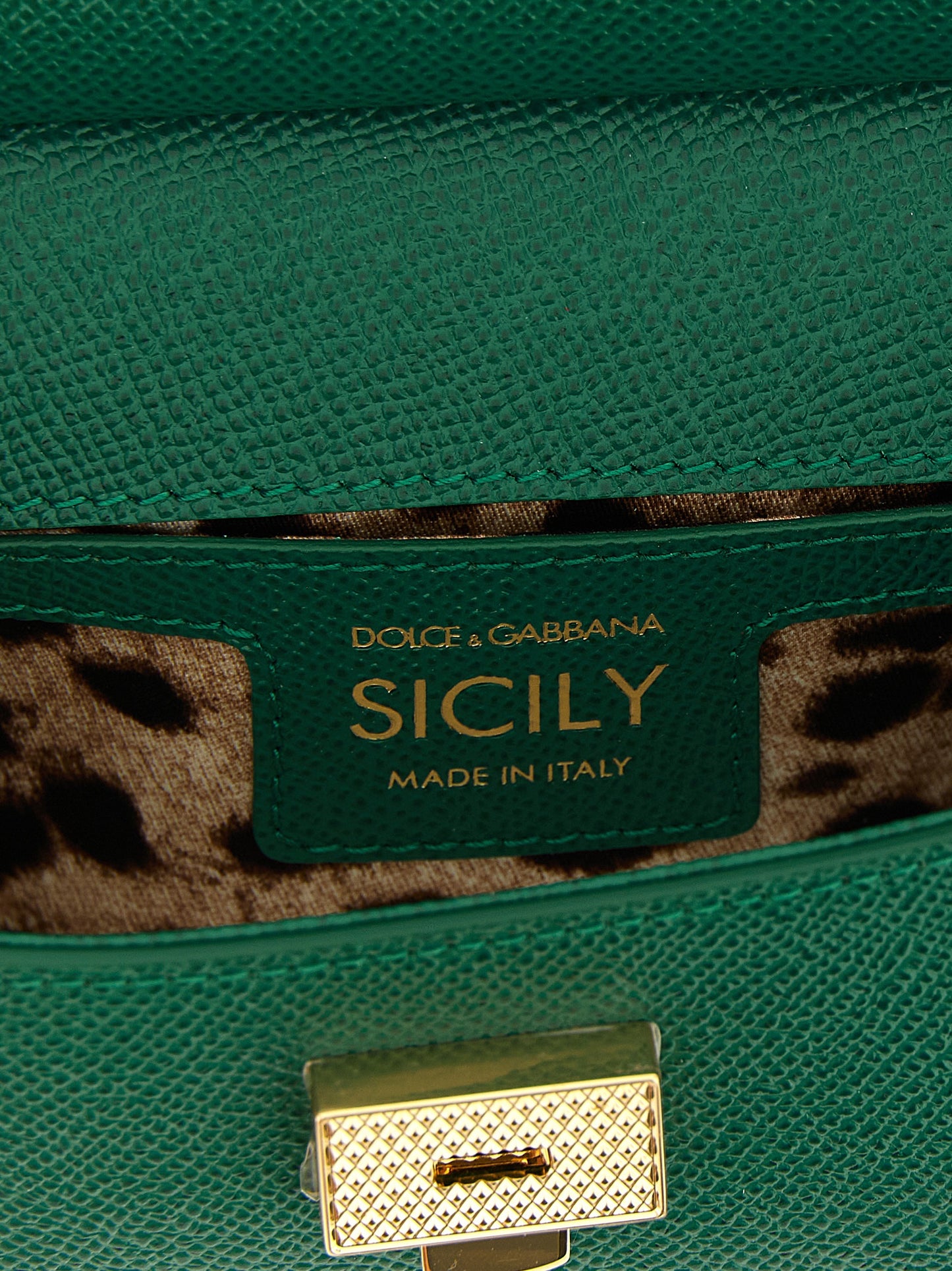 Dolce & Gabbana Bicolor Calfskin Handbag