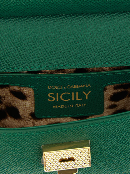Dolce & Gabbana Bicolor Calfskin Handbag