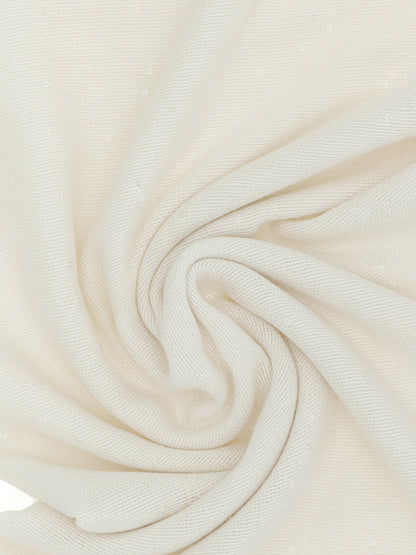 Brunello Cucinelli White Cashmere Scarf